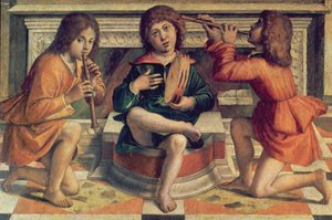 Three Angel Musicians by Bartolomeo Montagna